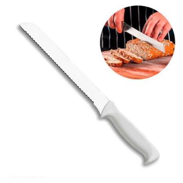 Imagem de Faca Inox de Serra com Cabo Anatômico de Plástico para Pães - SQ