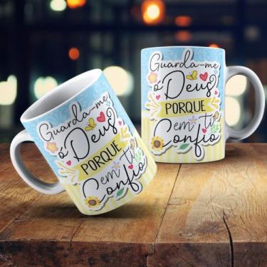 Imagem de Caneca Personalizada Religiosa Evangélico  Diversos Modelos Deus Prese