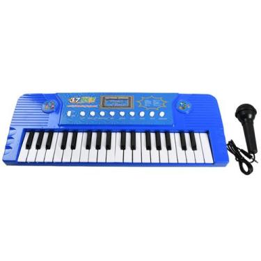Imagem de Teclado de Brinquedo Mini Piano com Microfone - 22 Teclas com Microfon