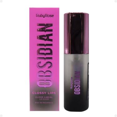 Imagem de Gloss Labial Ruby Rose Obsidian Glossy Lips Moonstone Hb-7200-4