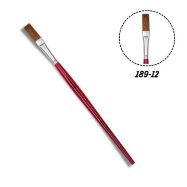 Imagem de Pincel Chato Reto 189-12 Pelo de Boi Tigre