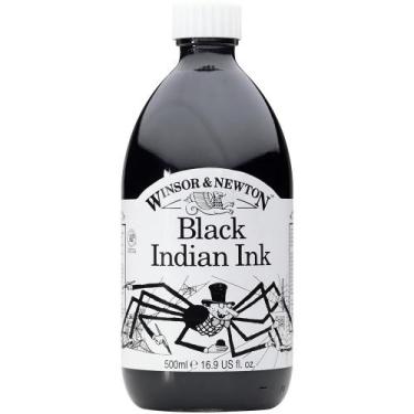 Imagem de Tinta Nanquim Winsor & Newton Profissional Para Desenho e Caligrafia 5