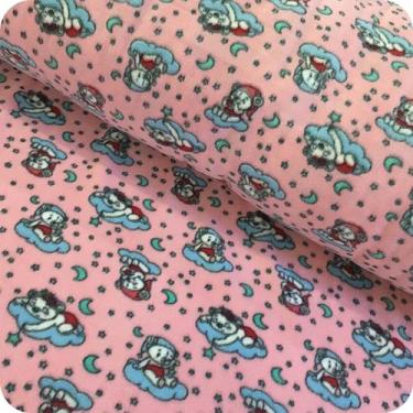 Imagem de Tecido Soft Estampado 50cm X 1,60m Fleece Bebê Pet Caminhas - Sassaric