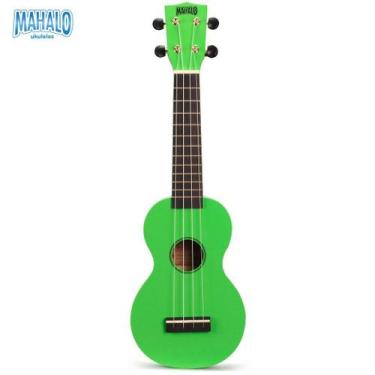 Imagem de Ukulele soprano serie arcoiris verde - MAHALO