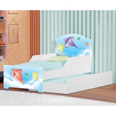 Imagem de Mini Cama Infantil com Auxiliar Pop Pipa no Céu - Cambel