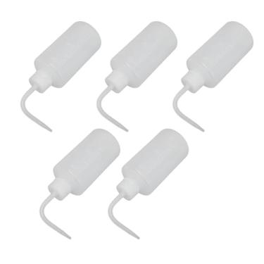 Imagem de Supplência Escolar 5pcs Garrafas de Lavagem de Segurança Garrafa de Espreme de Plástico para Limpeza de de Segurança Ferramentas de Garrafa de Garrafa de Lavagem de Tatuagens