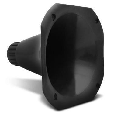 Imagem de Corneta Curta com Rosca LC 14.50 Preto Bocal Redondo 13cm - Ludovico