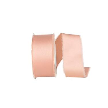 Imagem de Reliant Ribbon Fita de toque de seda com borda desgastada, ouro rosa