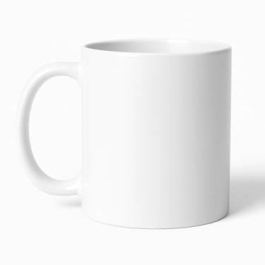 Imagem de Caneca de Cerâmica Personalizada, 325ml, Branca, Segura para Microondas e Lava-Louças, Ideal para Fotos e Textos