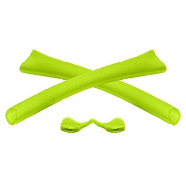 Imagem de Vonxyz Kits de borracha de substituição para óculos de sol Oakley Radar Range - Verde