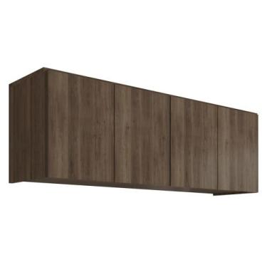 Imagem de Armário Aéreo Multiuso Lavanderia 118cm Monna Freijó Z34 - Mpozenato, 