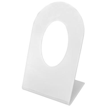 Imagem de Expositor Acrílico para Orelha de Silicone - Rei dos Estojos, Branco