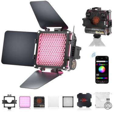 Imagem de Luz de vídeo RGB ZHIYUN FIVERAY M20C Combo 20W para câmera