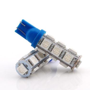 Imagem de Par Luz Lâmpada Pingo T10 13 Leds Farolete Lanterna - Lagos Importador