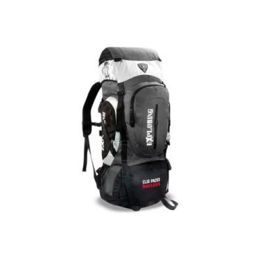 Imagem de Mochila Camping Trilha 70 L Esportiva Clio Style, Cinza