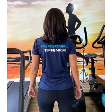 Imagem de Camiseta Babylook Feminina Dryfit Academia Personal Trainer Professor 