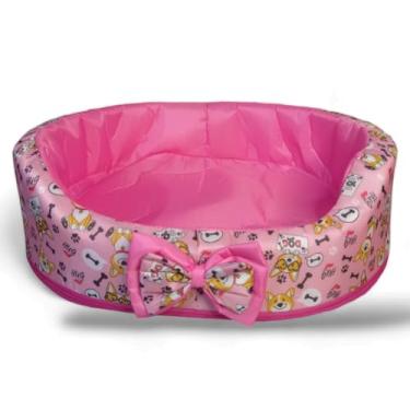 Imagem de Cama para Pet，Cama Caminha Pet com ZíPer para Cachorro Ou Gato LaváVel L(Rosa,Nº 5 (GG))
