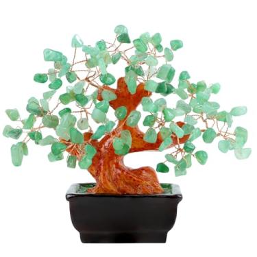 Imagem de NUKAYAI Árvore De Dinheiro Aventurina Verde Natural Para Mesa Escritório, Decoração Sala Casa, Meditação Positiva, Cristais Energia Espiritual, Árvores Bonsai, Feng Shui, Riqueza E Sorte, Presentes