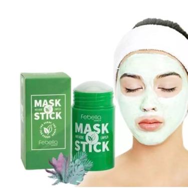Imagem de Máscara de Chá verde Removedor de Cravos Anti-acne Hidratante Beleza Pele Facial Clean - Face Clareador Mask Stick (1 Unidade)