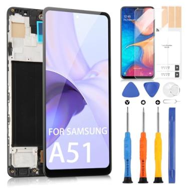 Imagem de Incell para Samsung Galaxy A51 Tela LCD de substituição para Galaxy A51 4G SM-A515 Display LCD Touchscreen Digitalizador Montagem com moldura (não para A51 5G