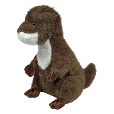 Imagem de Tuka Toy, Lontra De Pelúcia Peludinha Em Pé Marrom 33cms