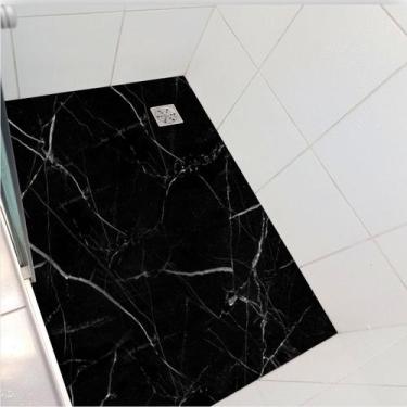 Imagem de Adesivo piso box mármore preto antiderrapante - 1,20 x 0,97 metros - C