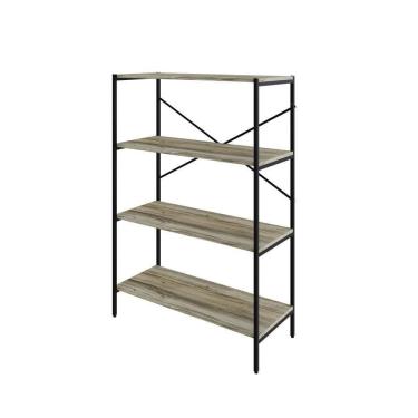 Imagem de Estante C/04 Prateleiras 118x80x33cm Tub Tueh1184 Carvalho - Carvalho /