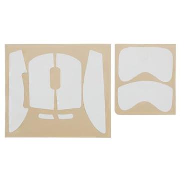 Imagem de Briny River 1 conjunto de adesivos antiderrapantes para mouse compatível com Logitech G Pro X Superlight para jogos (branco)