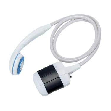 Imagem de Fenteer Chuveiro portátil, chuveiro elétrico, bomba multifuncional, compacto, prático, de acampamento com para caminhadas, RV, mochila
