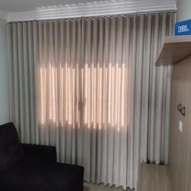 Imagem de Cortina Alto Padrão Trilho Suíço Deslizante Wave Sob Medida 7,00x2,60 