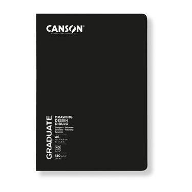 Imagem de  Caderno de Desenho Canson Graduate Esboço A6 140g 20 Folhas