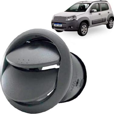 Imagem de Difusor de Ar Central Uno 2010 a 2019 Cinza Claro - ZR PLAST