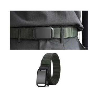 Imagem de Cinto Tático Masculino De Nylon Com Fivela Automática Para Trabalho Ao