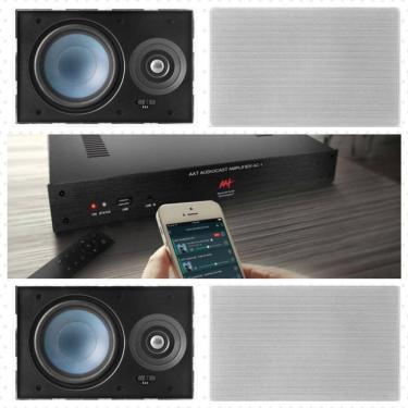 Imagem de Amplificador AAT AUDIOCAST AC-1 G2 + 4 Caixas LR-E100