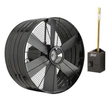 Imagem de Exaustor Axial Pesado Goar 50cm Monofásico Preto - EP50 M4, 110V