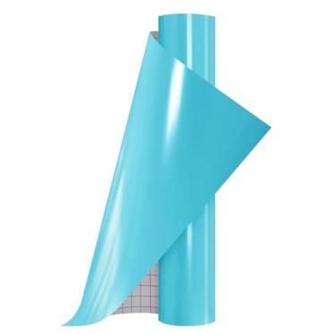 Imagem de Ant Vinil permanente adesivo inteligente compatível com a série Cricut Explore and Maker sem tapetes de corte, crie projetos DIY, decalques, adesivos e mais (azul claro, 33 cm x 1,5 m)