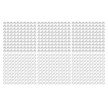 Imagem de TOPINCN 300 Conjuntos de 6 Mm 201 Ilhas de Aço Inoxidável, Suprimentos de Hardware de Roupas Duráveis, Kit de ilhó Com Arruelas para Artesanato de Bricolage, Trabalho de Couro, Lona, (Prata)