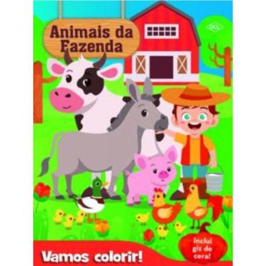 Imagem de Vamos Colorir - Animais Da Fazenda