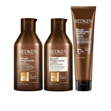 Imagem de Conjunto de shampoo e condicionador Redken All Soft Mega Curls