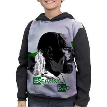 Imagem de Moletom Infantil Breaking Bad Walter White - smoke, Preto, 6