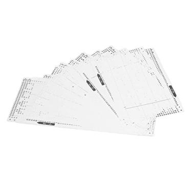 Imagem de Cryfokt Conjunto de Cartão Perfurador para Máquina de tricô para Kh868 Kh860 Kh881 Kh891 Kh892, Cartão de Flor de Plástico Durável para Costura de Precisão, Ferramenta de Artesanato Doméstico