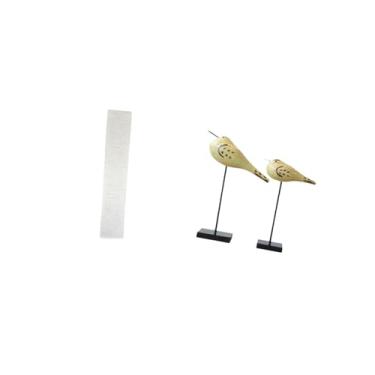 Imagem de Fenteer Abajur de Pé para Sala de Estar com Estátuas de Pássaros de Madeira Modernas, Esculturas de Animais para Decoração de Entrada de Mesa de Quarto