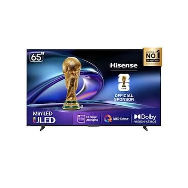 Imagem de Smart TV 65” 4K UHD Hisense ULED MiniLED 65U6QV Vidaa U9 HDR10 Dolby Atmos Preta