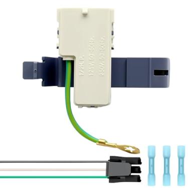 Imagem de Kit de interruptor de tampa para máquina de lavar WP8318084 e conector de interruptor de tampa WP2172937 compatível com 11016102500 11016212501 1CWTW5500SQ0 substitui para 8318084 2172937 WP2172937