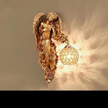 Imagem de Luminária de parede moderna e criativa para sala de estar, quarto, escritório, casa de campo, hotel, quarto infantil, corredor, café, restaurante ocidental, com iluminação LED (Estilo 26 à e