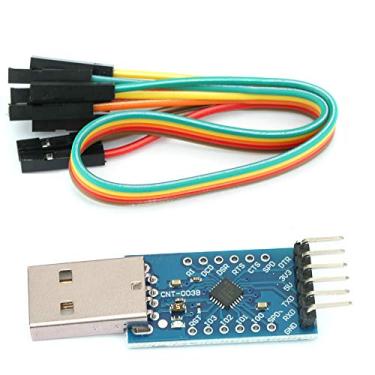 Imagem de CP2104 USB 2.0 A TTL UART 6PIN MODULE SERIAL LABELA, Transceptor USB Integrado, Circuito de Relógio, Circuito de Redefinição Liga/Desliga