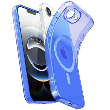 Imagem de Svanove Capa transparente macia para iPhone 16e fina magnética, compatível com Magsafe Minimalista Ultra Fina Transparente Silicone SafeCase, Não Amarelecimento Borracha TPU Bumper Mag Safe Cover