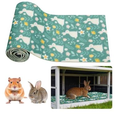 Imagem de Maasechs Tapete para arranhar coelho, 30,5 cm x 2 m, autoadesivo, coçar, garras e dentes, tapete de coelho para gaiolas, almofada para arranhar o chão para animais de estimação pequenos mordendo