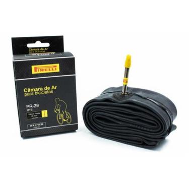 Imagem de Câmara de Ar Pirelli Aro 29 MTB Válvula Presta Bico Fino 48mm Bike