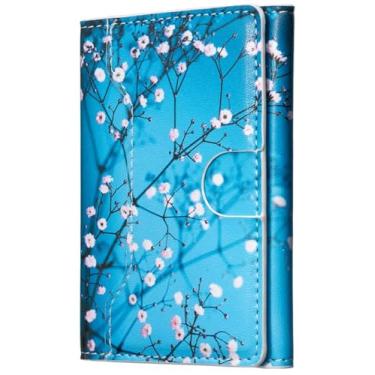 Imagem de LaiYHe Carteira magnética, 6 compartimentos para cartão, flip de couro PU, telefone minimalista fino, compatível com telefones e capas MagSafe, para iPhone 17/16/15/14/13/12/Pro/Max/Plus (ameixa)